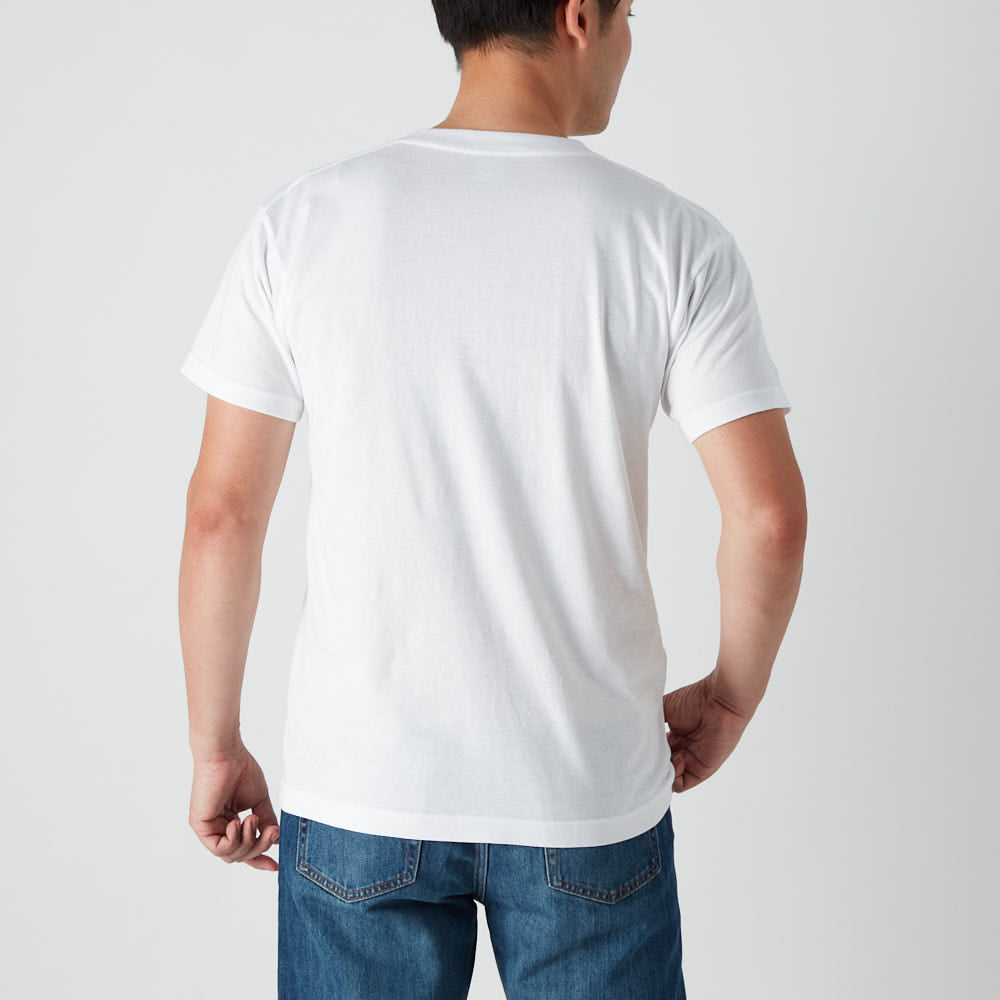 男性純綿Tシャツ半袖で通気性が良く夏に適している