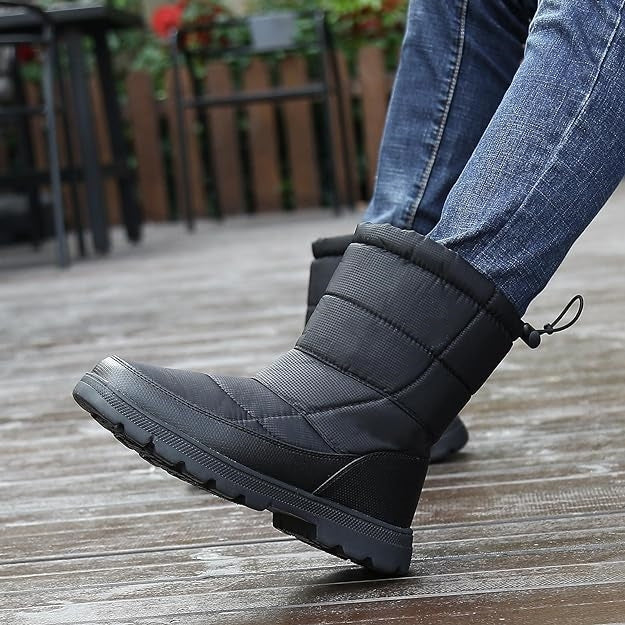 冬のスノーブーツ男女兼用防水冬靴滑り止め軽量釣りブーツ22.5-30.5 cm